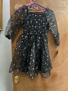 NWT Girl's Night Stars Dress from FAO Schwarz FaO abulous size 6 /7 - Picture 1 of 3