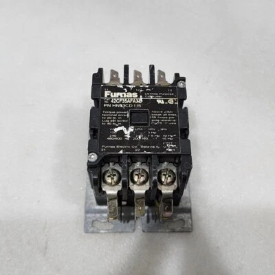 FURNAS 42CF35AFAXE GENERAL PURPOSE CONTACTOR HN53CD 115 COIL VOLTAGE 110-120V - Image 1 of 4