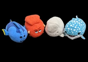 Finding Dory Tsum Tsum Mini Plush Set – Dory, Bailey, Hank, Destiny – Disney - Picture 1 of 2