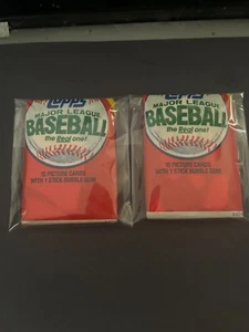(2) 1982 TOPPS BASEBALL WAX PACK LOT (ALL PACKS ARE MISWRAPS)(RIPKEN) - Picture 1 of 2