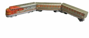 Vintage Santa Fe Blechzug 3er Set Western Germany nicht getestet guter Zustand - Bild 1 von 5