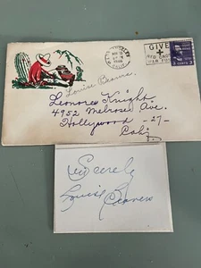 Louise Beavers African American Actress autograph signed black stereotype - Picture 1 of 2