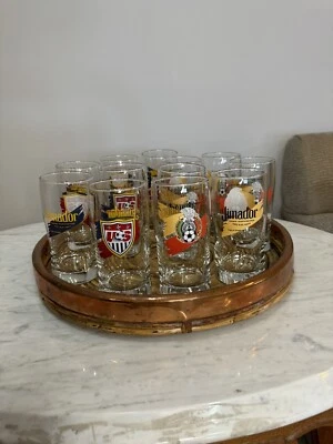 El Jimador Tequila Official Sponsor USSF US & Mexico Soccer Beer Glass Sold Each - Image 1 of 4