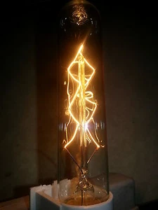 NEW Dazzler Rustika Light Bulb E14 40W SES Tubular Antique Vintage Filament Lamp - Picture 1 of 3