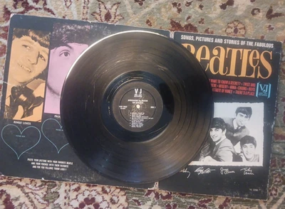 Beatles * Songs, Pictures and Stories * Vee Jay * VJ 1092 * Authentic * VG + - Image 1 of 4