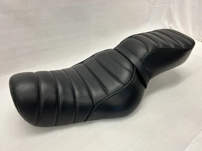 Genuine Harley 2014-2022 Sportster Roadster Iron Ribbed Solo & Passenger Seat B4 - Image 1 of 4
