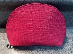 Bolsa de cosméticos de maquillaje rosa Dior con cremallera superior - Imagen 1 de 5