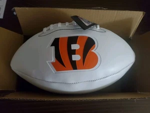 CINCINNATI BENGALS FRANKLIN LOGO FOOTBALL - Picture 1 of 3