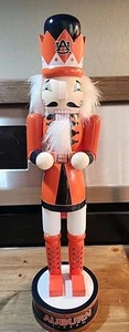 **NEW WITH TAGS NFL - Auburn Tigers- Decorative Nutcracker - 14" Tall - Picture 1 of 5