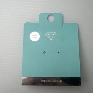New Lovisa Nose Studs Sterling Silver CZ - Picture 1 of 7