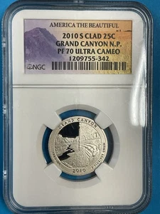 2010S 25c Grand Canyon NP NGC PF70 Ultra Cameo - Picture 1 of 2