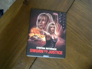 Sworn To Justice (Blu-ray, 1996) Vinegar Syndrome, With Slipcover & poster - Picture 1 of 5