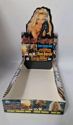 Vtg 1990s Barb Wire Pamela Anderson Trading Card Empty DISPLAY BOX ONLY - Image 1 of 4