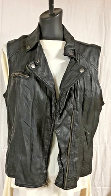 Б/у Rock & Republic Moto жилет женский размер XL, черный (MSRP $76) - Изображение 1 из 4