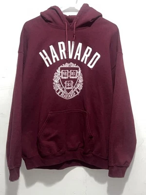 Harvard University Hooded Sweatshirt Size Large IVYSPORT Hoodie unisex - Image 1 of 4