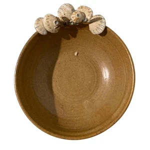 Kunstkeramik Schale mit Muschel und Barnacle Akzenten - Bild 1 von 7