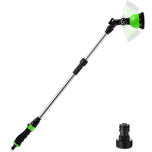 28-42 Inch Watering Wand for Garden Hose, Spray Extended Wand 10 Patterns Noz... - Picture 1 of 7