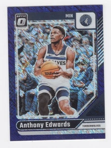 2024-25 DONRUSS OPTIC BASKETBALL PURPLE SHIMMER PRIZM ANTHONY EDWARDS TWOLVES - Bild 1 von 2