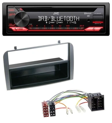 JVC CD DAB USB Bluetooth MP3 Autoradio für Alfa Romeo 147 GT Ablagefach anthrazi - Bild 1 von 4