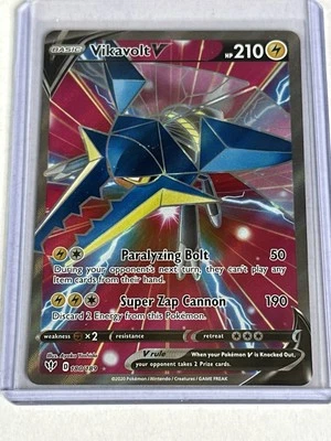 Vikavolt V (Full Art) 180/189 Swsh03: Darkness Ablaze Holo - Image 1 of 2