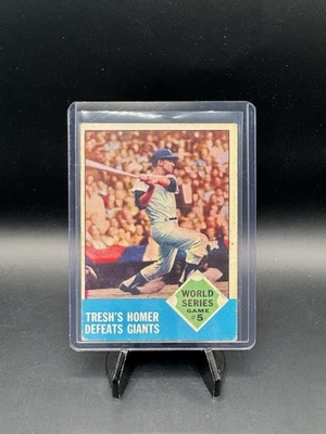 1963 Topps - Serie Mundial Tom Tresh #146 Foto 1 de 2
