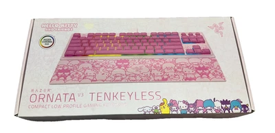 Razer Ornata V3 TKL Low Profile Gaming Keyboard: RGB -Hello Kitty & Friends -New - Image 1 of 4