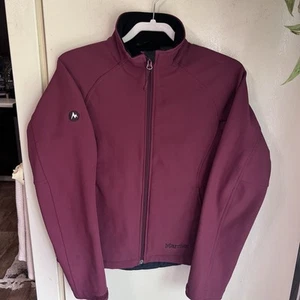MARMOT Women’s Gravity Softshell Jacket Size Medium Burgundy Full Zip Outdoor - Picture 1 of 18