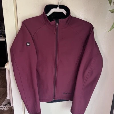 MARMOT Women’s Gravity Softshell Jacket Size Medium Burgundy Full Zip Outdoor - Image 1 of 4