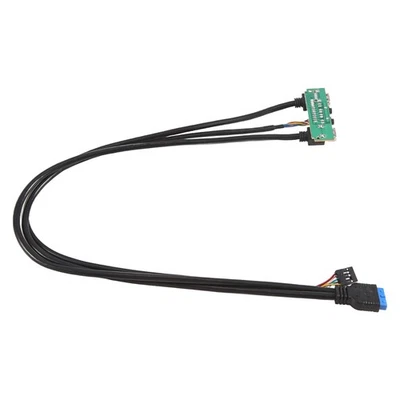 60cm Front Case Panel USB3.0+USB3.0+ Audio Jack Ports I/O Board+intern2137 - Bild 1 von 4