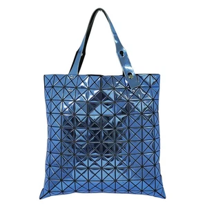 Borsa a mano BAO BAO ISSEY MIYAKE prisma PVC blu metallizzato - Foto 1 di 15