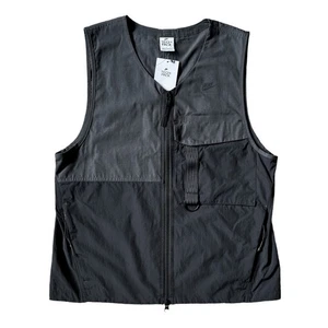 Nike Tech Pack Unlined Vest Lightweight DM5534-060 Black Active Sportswear - Picture 1 of 5