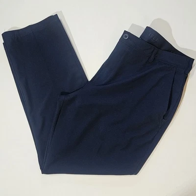 Pantalones de golf Izod para hombre talla 40x30 azul marino aire libre ocio pantalones informales  Foto 1 de 4
