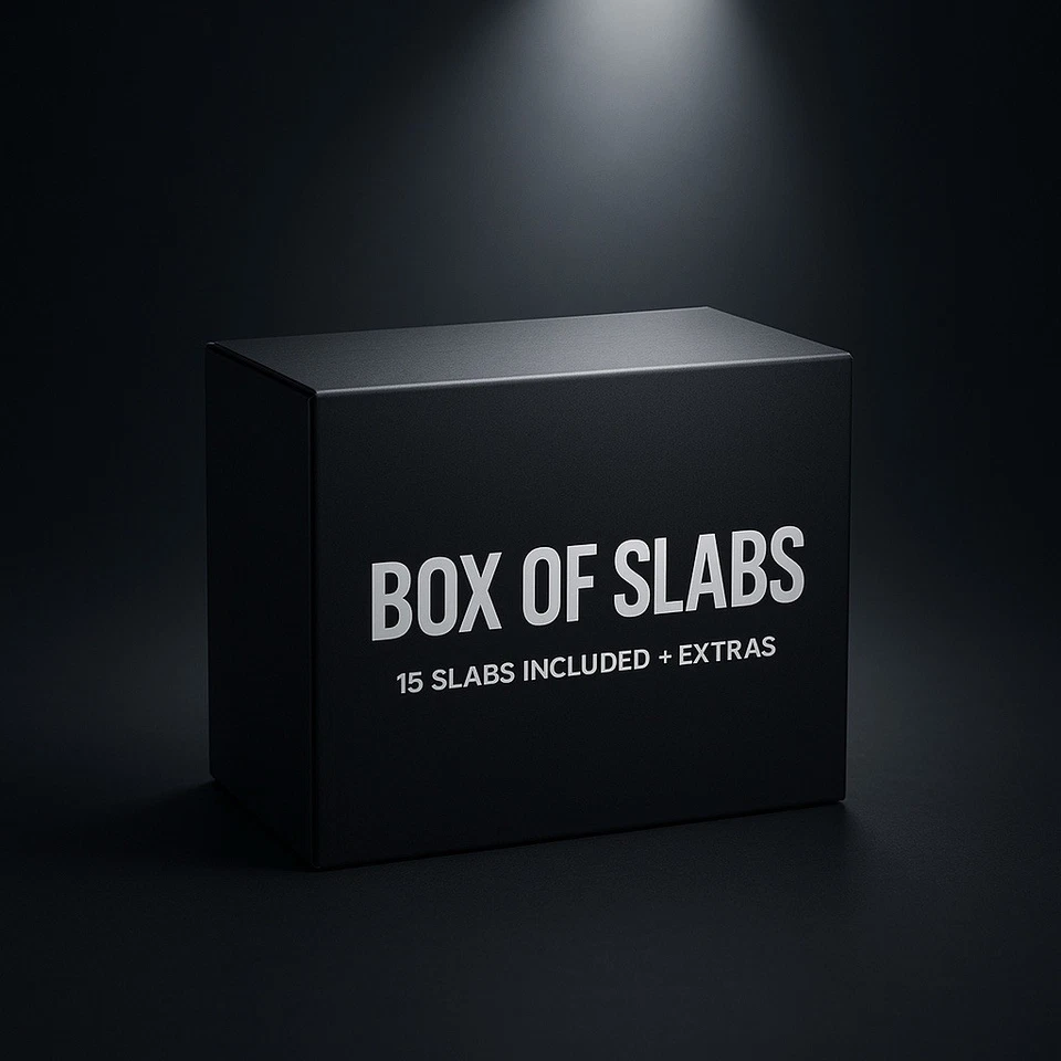 BOX OF 15 SLABS MYSTERY BOX PSA SGC AG CGC MINT GRADED CARDS COLLECTION LOT - Image 1 of 1