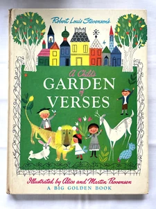 A Child's Garden of Verses by Robert Louis Stevenson, Golden Press 1951 Vntg HC - Picture 1 of 6