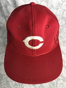 Vintage Sports Specialties Cincinnati Reds Snapback Pinstripes Youngan Hat Co K4 - Picture 1 of 11
