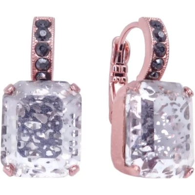 Pendientes Mariana Rocky Road Oro Rosa Corte Rectángulo Leopardo de las Nieves 1149 Nuevos con Etiquetas Foto 1 de 3