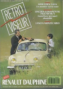 RETROVISEUR n°66 02/1994 DAUPHINE MERCEDES 540K JAGUAR MK X LINCOLN CONTINENTAL - Foto 1 di 1