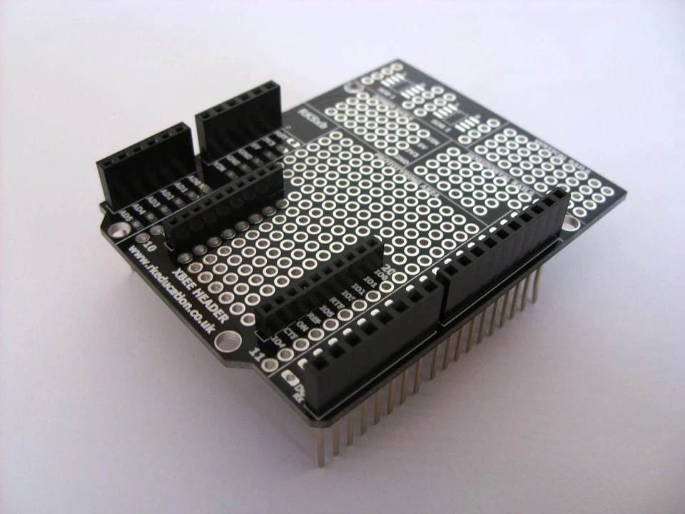 RKSxb Prototype Arduino UNO Shield with XBee Header for ATMega328p Self Build Ki - Image 1 of 1
