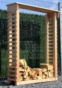 Kaminholzregal Douglasie MADE IN GERMANY Kaminholzständer Holzregal wie Lärche - Bild 1 von 3