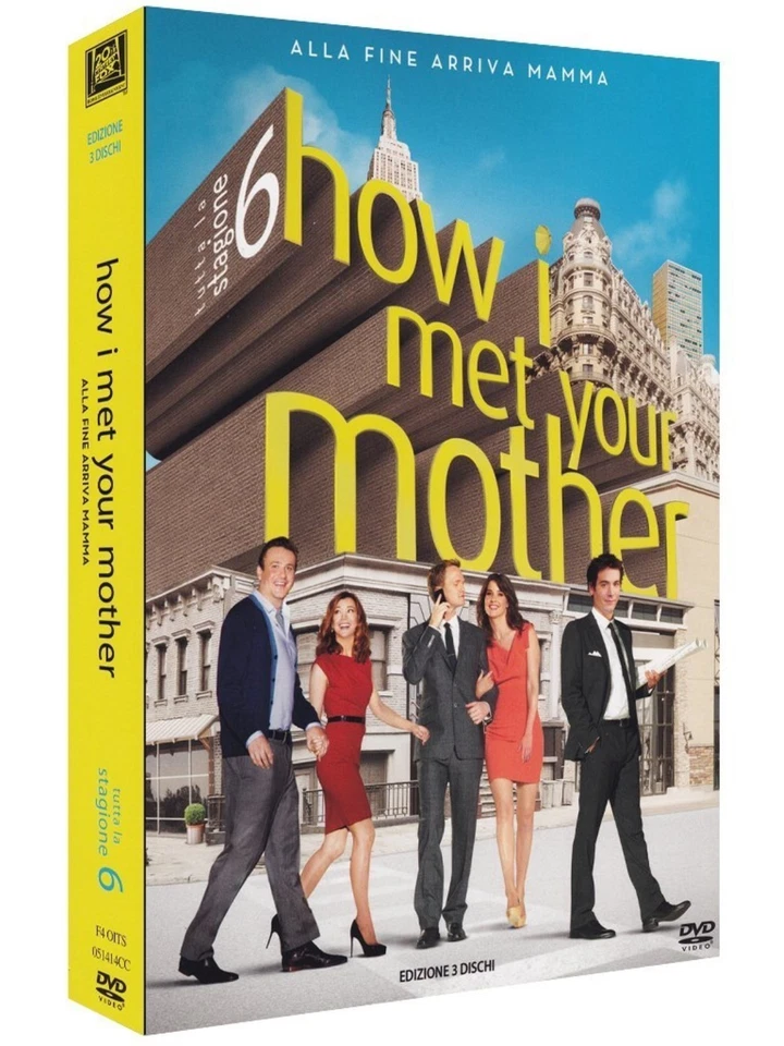 COFANETTO DVD - HOW I MET YOUR MOTHER SERIE STAGIONE 6 SERIE TV - 3 DVD - Nuovo - Immagine 1 di 1