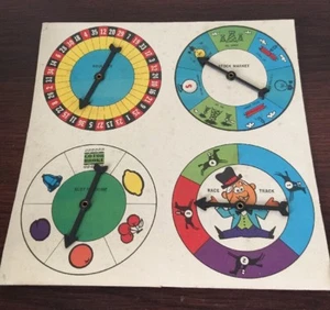 Vintage 1965 Go For Broke Game, Selchow and Righter Co. Replacement parts Spinne - Picture 1 of 6