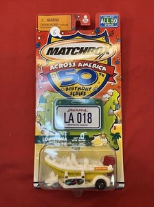 Matchbox Across America 50th Birthday Series - Louisiana Raft Boat with trailer - Picture 1 of 2