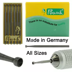 Busch Jewelry Bur Figure 77B Jewelers Concave Cutter Cup Pack of 6 Burs 008-090 - Picture 1 of 6