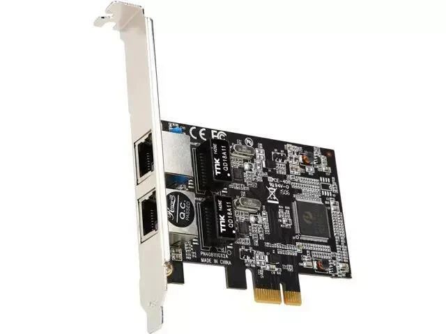 RNG-407-Dualv2 - PCI-Express Dual Port RJ45 Gigabit Ethernet Network Adapter - Image 1 of 1