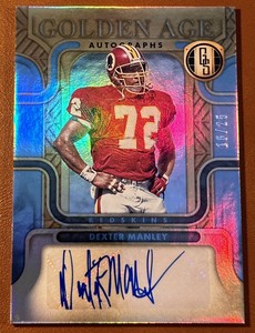 /25 Dexter Manley 2022 Gold Standard Golden Age Autographs Auto SSP - Redskins