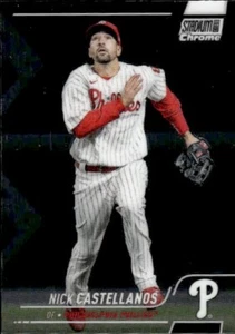 2022 Stadium Club Chrome #17 Nick Castellanos Philadelphia Phillies Baseball - Picture 1 of 2