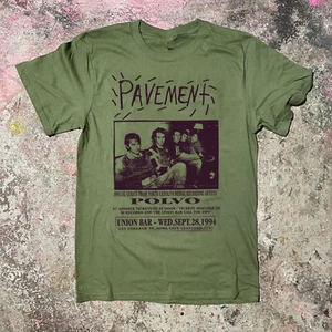 Seltenes T-Shirt Pavement Tour Geschenk für Fan alle Größen S bis 5XL grün QA618 - Bild 1 von 3