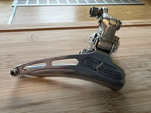 Shimano 600 Umwerfer Shimano Arabesque / 28.6 mm Schelle 2 fach Retro - Bild 1 von 2