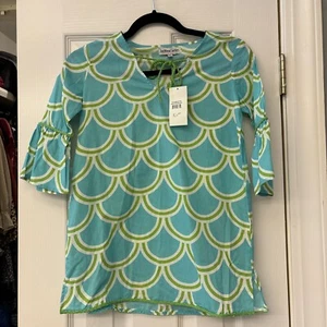 Buckhead Bettie’s Coverup Girls Small. Teal & Green. NWT $26. Beach Pool Summer - Picture 1 of 8