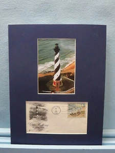 Cape Hatteras Lighthouse of North Carolina & First Day Cover of its own stamp - Picture 1 of 2